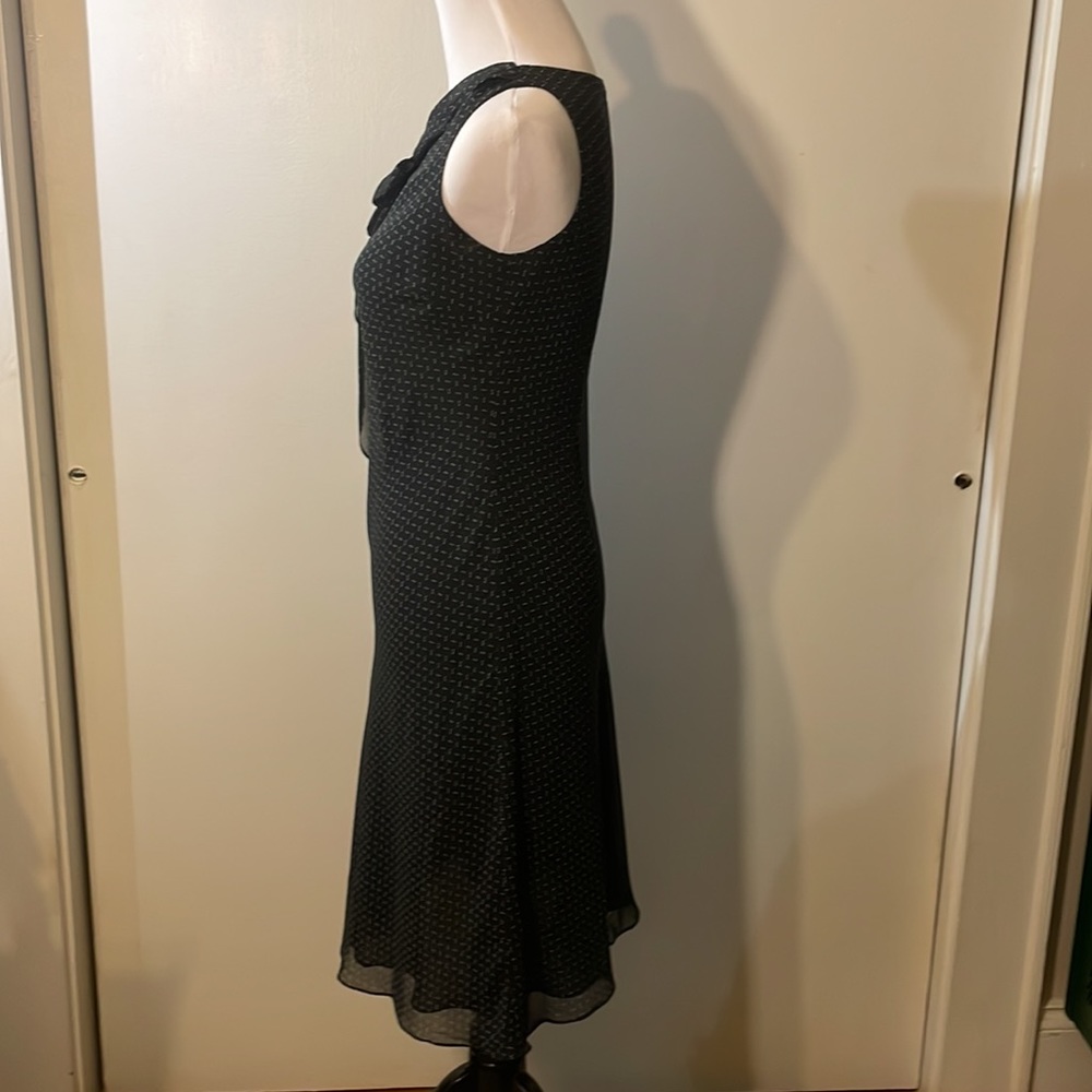 Anne Taylor-Loft Navy and White Slip Dress - Picture 6 of 7